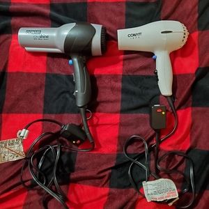 2 Conair hair dryers